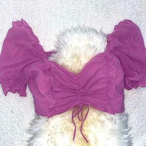 Privately Privilege brand, Large, Purple sheer